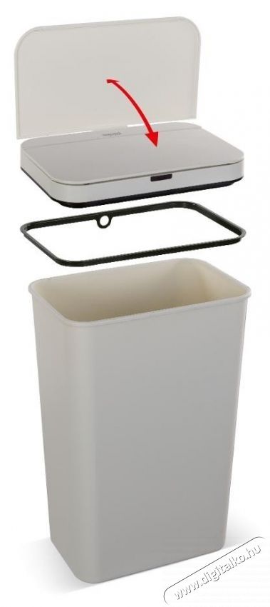 Lamart LT8109 Szemetes 50l kr&eacute;m SENSOR H&aacute;ztart&aacute;s / Otthon / K&uuml;lt&eacute;r - Lak&aacute;sfelszerel&eacute;s - Szemetes - 531545