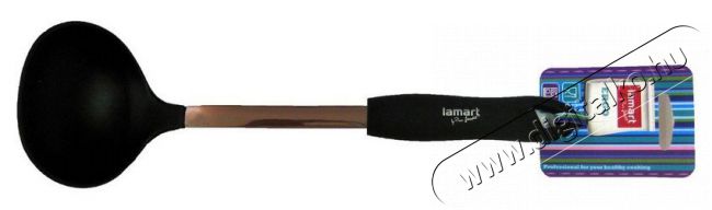 Lamart K2246BW Kerámia serpenyő 22 cm - fekete/fehér + 1150E merőkanál Konyhai termékek - Edény - Serpenyő - 299114