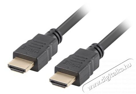 LANBERG 1m HDMI apa - apa fekete kábel Tv kiegészítők - Kábel / csatlakozó - Hdmi kábel - 418345