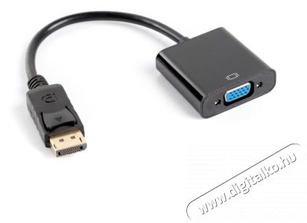 LANBERG 20cm DisplayPort 1.1 apa - VGA anya adapter Tv kiegészítők - Kábel / csatlakozó - Csatlakozó / elosztó / átalakító - 405538