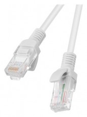 LANBERG PCU5-10CC-0025-S Cat5e U/UTP PVC 0,25m réz bevonatú alumínium szürke patch kábel Iroda és számítástechnika - Számítógép tartozék - Hálózati kábel - 418256