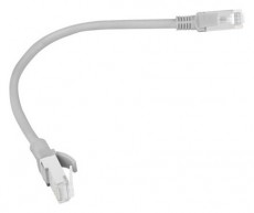 LANBERG PCU5-10CC-0025-S Cat5e U/UTP PVC 0,25m réz bevonatú alumínium szürke patch kábel Iroda és számítástechnika - Számítógép tartozék - Hálózati kábel - 418256