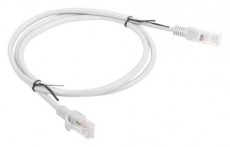 LANBERG PCU5-10CC-0100-S Cat5e U/UTP PVC 1m réz bevonatú alumínium szürke patch kábel Iroda és számítástechnika - Számítógép tartozék - Hálózati kábel - 418287