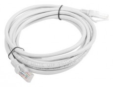 LANBERG PCU5-10CC-0300-S Cat5e U/UTP PVC 3m réz bevonatú alumínium szürke patch kábel Iroda és számítástechnika - Számítógép tartozék - Hálózati kábel - 418288