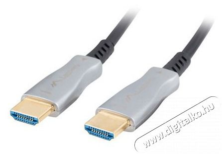 LANBERG 30m aktív optikai HDMI apa-apa fekete AOC kábel Tv kiegészítők - Kábel / csatlakozó - Hdmi kábel - 456367