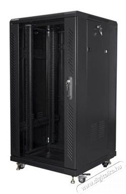 LANBERG FF01-6622-12B 19 22U SZ&Eacute;L:600 M&Eacute;LY:600 MAG:1159 lapraszerelt &uuml;vegajt&oacute;s fekete rack szekr&eacute;ny H&aacute;ztart&aacute;s / Otthon / K&uuml;lt&eacute;r - Egy&eacute;b h&aacute;ztart&aacute;si term&eacute;k - 456598