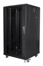 LANBERG FF01-6622-12B 19 22U SZ&Eacute;L:600 M&Eacute;LY:600 MAG:1159 lapraszerelt &uuml;vegajt&oacute;s fekete rack szekr&eacute;ny - H&aacute;ztart&aacute;s / Otthon / K&uuml;lt&eacute;r - Egy&eacute;b h&aacute;ztart&aacute;si term&eacute;k - 456598