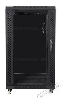 LANBERG FF01-6622-12B 19 22U SZ&Eacute;L:600 M&Eacute;LY:600 MAG:1159 lapraszerelt &uuml;vegajt&oacute;s fekete rack szekr&eacute;ny H&aacute;ztart&aacute;s / Otthon / K&uuml;lt&eacute;r - Egy&eacute;b h&aacute;ztart&aacute;si term&eacute;k - 456598