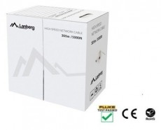 LANBERG LCU5-12CU-0305-Y 305m Cat5e U/UTP AWG24 Fca PVC &aacute;rny&eacute;kolatlan s&aacute;rga fali k&aacute;bel Iroda &eacute;s sz&aacute;m&iacute;t&aacute;stechnika - Sz&aacute;m&iacute;t&oacute;g&eacute;p tartoz&eacute;k - H&aacute;l&oacute;zati k&aacute;bel - 456296