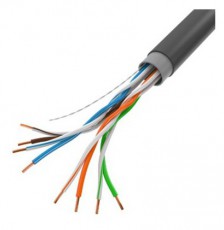 LANBERG LCU5-21CU-0305-BK 305m Cat5e U/UTP AWG24 Fca PE árnyékolatlan fekete kültéri kábel Iroda és számítástechnika - Számítógép tartozék - Hálózati kábel - 456268