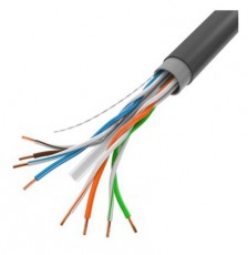 LANBERG LCU6-21CU-0305-BK 305m Cat6 U/UTP AWG23 Fca PE árnyékolatlan fekete kültéri kábel Iroda és számítástechnika - Számítógép tartozék - Hálózati kábel - 456276