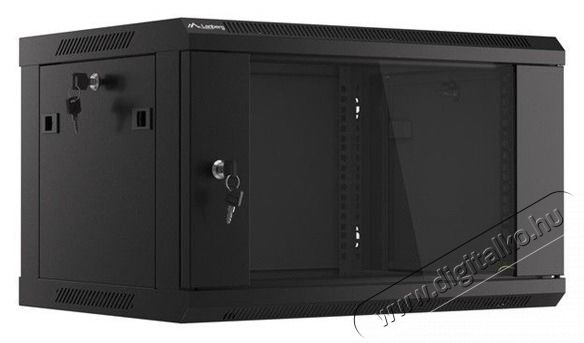 LANBERG WF01-6406-10B 19 6U SZ&Eacute;L:600 M&Eacute;LY:450 MAG:379 lapraszerelt &uuml;vegajt&oacute;s fekete fali rack szekr&eacute;ny H&aacute;ztart&aacute;s / Otthon / K&uuml;lt&eacute;r - Egy&eacute;b h&aacute;ztart&aacute;si term&eacute;k - 456464