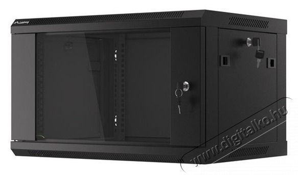 LANBERG WF01-6406-10B 19 6U SZ&Eacute;L:600 M&Eacute;LY:450 MAG:379 lapraszerelt &uuml;vegajt&oacute;s fekete fali rack szekr&eacute;ny H&aacute;ztart&aacute;s / Otthon / K&uuml;lt&eacute;r - Egy&eacute;b h&aacute;ztart&aacute;si term&eacute;k - 456464