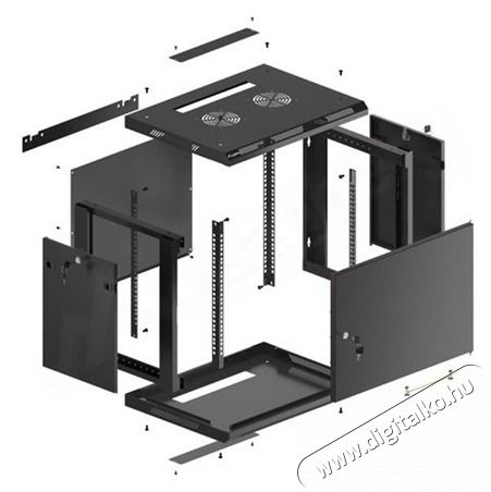 LANBERG WF01-6409-00B 19 9U SZ&Eacute;L:600 M&Eacute;LY:450 MAG:512 lapraszerelt f&eacute;majt&oacute;s fekete fali rack szekr&eacute;ny H&aacute;ztart&aacute;s / Otthon / K&uuml;lt&eacute;r - Egy&eacute;b h&aacute;ztart&aacute;si term&eacute;k - 456467