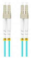 LANBERG FO-LULU-MD31-0020-TQ duplex optikai patch kábel 4xLC/UPC csatlakozóval, 50/125 LSZH OM3, 2m Tv kiegészítők - Kábel / csatlakozó - Optikai kábel - 458240