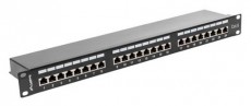 LANBERG PPS6-1024-B 19"/1U 24port Cat6 FTP &aacute;rny&eacute;kolt fekete patch panel H&aacute;ztart&aacute;s / Otthon / K&uuml;lt&eacute;r - Egy&eacute;b h&aacute;ztart&aacute;si term&eacute;k - 466548