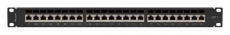 LANBERG PPS7-1024-B 19/1U 24port Cat7 FTP árnyékolt fekete patch panel Iroda és számítástechnika - Egyéb számítástechnikai termék - 466551