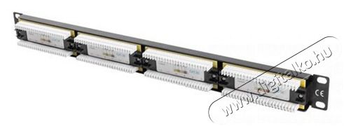 LANBERG PPU5-1024-B 19"/1U 24port Cat5e UTP &aacute;rny&eacute;kolatlan fekete patch panel H&aacute;ztart&aacute;s / Otthon / K&uuml;lt&eacute;r - Egy&eacute;b h&aacute;ztart&aacute;si term&eacute;k - 466545
