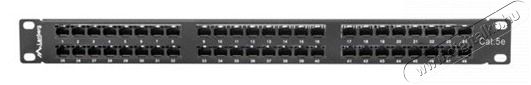 LANBERG PPU5-1048-B 19"/1U 48port Cat5e UTP &aacute;rny&eacute;kolatlan fekete patch panel H&aacute;ztart&aacute;s / Otthon / K&uuml;lt&eacute;r - Egy&eacute;b h&aacute;ztart&aacute;si term&eacute;k - 466552