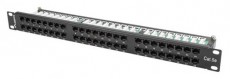 LANBERG PPU5-1048-B 19"/1U 48port Cat5e UTP &aacute;rny&eacute;kolatlan fekete patch panel H&aacute;ztart&aacute;s / Otthon / K&uuml;lt&eacute;r - Egy&eacute;b h&aacute;ztart&aacute;si term&eacute;k - 466552