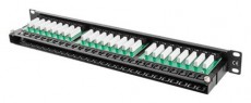 LANBERG PPU5-1048-B 19"/1U 48port Cat5e UTP &aacute;rny&eacute;kolatlan fekete patch panel H&aacute;ztart&aacute;s / Otthon / K&uuml;lt&eacute;r - Egy&eacute;b h&aacute;ztart&aacute;si term&eacute;k - 466552