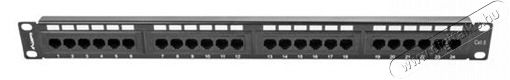 LANBERG PPU6-1024-B 19"/1U 24port Cat6 UTP &aacute;rny&eacute;kolatlan fekete patch panel H&aacute;ztart&aacute;s / Otthon / K&uuml;lt&eacute;r - Egy&eacute;b h&aacute;ztart&aacute;si term&eacute;k - 466547