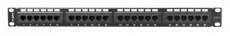 LANBERG PPU6-1024-B 19"/1U 24port Cat6 UTP &aacute;rny&eacute;kolatlan fekete patch panel H&aacute;ztart&aacute;s / Otthon / K&uuml;lt&eacute;r - Egy&eacute;b h&aacute;ztart&aacute;si term&eacute;k - 466547