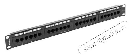 LANBERG PPU6-1024-B 19"/1U 24port Cat6 UTP &aacute;rny&eacute;kolatlan fekete patch panel H&aacute;ztart&aacute;s / Otthon / K&uuml;lt&eacute;r - Egy&eacute;b h&aacute;ztart&aacute;si term&eacute;k - 466547