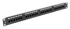 LANBERG PPU6-1024-B 19"/1U 24port Cat6 UTP &aacute;rny&eacute;kolatlan fekete patch panel H&aacute;ztart&aacute;s / Otthon / K&uuml;lt&eacute;r - Egy&eacute;b h&aacute;ztart&aacute;si term&eacute;k - 466547