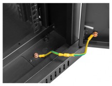 LANBERG FF01-8242-23BL 19" 42U SZÉL:800mm MÉLY:1200mm MAG:2127mm lapraszerelt LCD hálós fémajtós fekete rack szekrény Iroda és számítástechnika - Számítógép tartozék - Számítógépház - 506970