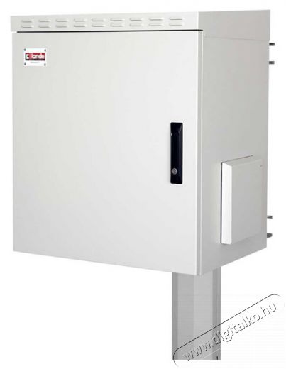 Lande LN-SBO-IP5509U6060-LG SAFEbox 19 9U 600x600 Kültéri szürke fali rack szekrény Iroda és számítástechnika - Hálózat - Hálózati kiegészítő - 395599