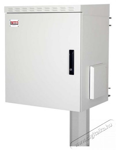 Lande LN-SBO-IP5516U6045-LG SAFEbox 19 16U 600x450 Kültéri szürke fali rack szekrény Iroda és számítástechnika - Hálózat - Hálózati kiegészítő - 395597