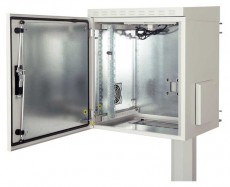 Lande LN-SBO-IP5516U6045-LG SAFEbox 19 16U 600x450 Kültéri szürke fali rack szekrény Iroda és számítástechnika - Hálózat - Hálózati kiegészítő - 395597