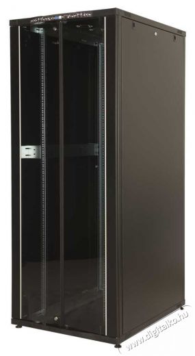 Lande LN-CK16U6060-BL CK 19" 16U 600x600 fekete álló rack szekrény Iroda és számítástechnika - Hálózat - Hálózati kiegészítő - 395589