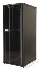 Lande LN-CK42U6080-BL CK 19 42U 600x800 fekete álló rack szekrény Iroda és számítástechnika - Hálózat - Hálózati kiegészítő - 395547