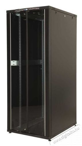 Lande LN-CK42U6080-BL CK 19 42U 600x800 fekete álló rack szekrény Iroda és számítástechnika - Hálózat - Hálózati kiegészítő - 395547