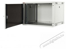 Lande LN-EUBOX09U5445-LG-1 EURObox 19 9U 540x450 szürke fali rack szekrény Iroda és számítástechnika - Hálózat - Hálózati kiegészítő - 395580