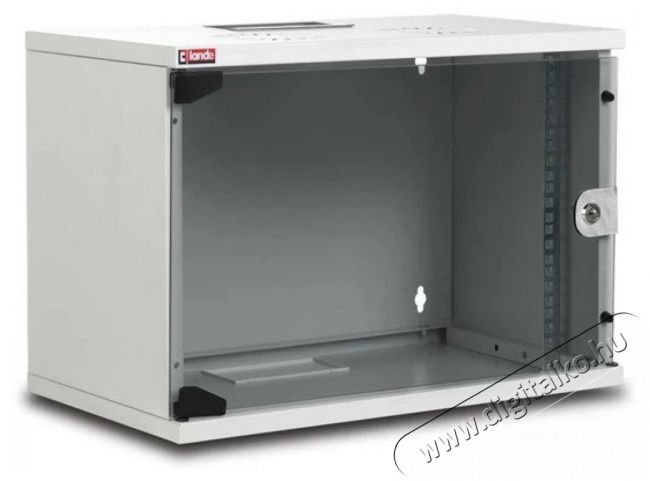 Lande LN-SH07U5440-LG-F0 NETbox SOHO 19 7U 540x400 szürke fali rack szekrény Iroda és számítástechnika - Hálózat - Hálózati kiegészítő - 395579