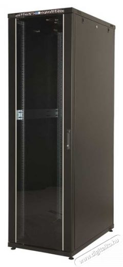 Lande LN-CK22U6060-BL CK 19 22U 600x600 fekete álló rack szekrény Háztartás / Otthon / Kültér - Egyéb háztartási termék - 436825