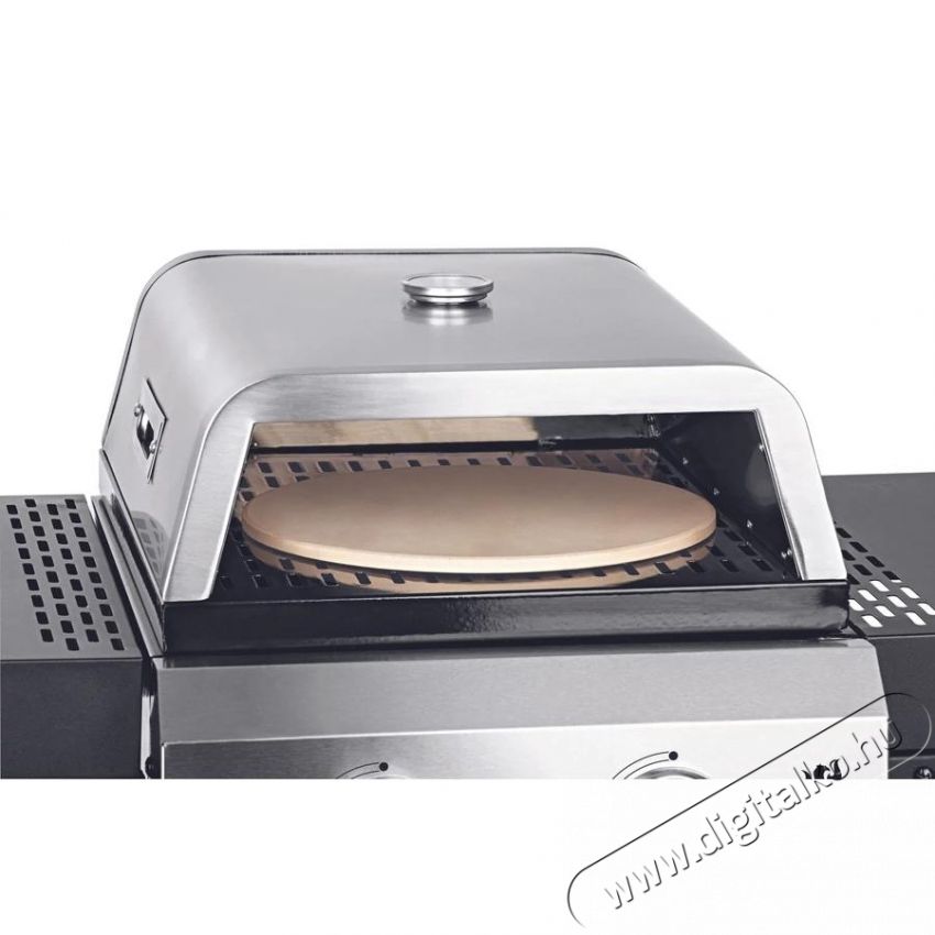 Landmann Caliano 2.0 g&aacute;zgrill, 2 &eacute;gővel, főzőfel&uuml;let 44x34,5 cm, 98x58 cm, magass&aacute;g 105 cm, pizzas&uuml;tővel &eacute;s 34 cm &aacute;tm&eacute;rőjű pizzakővel, 2 lehajthat&oacute; polccal H&aacute;ztart&aacute;s / Otthon / K&uuml;lt&eacute;r - K&uuml;lt&eacute;r / kerti term&eacute;k / grill - Kerti grill - 535396