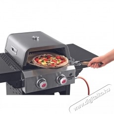 Landmann Caliano 2.0 g&aacute;zgrill, 2 &eacute;gővel, főzőfel&uuml;let 44x34,5 cm, 98x58 cm, magass&aacute;g 105 cm, pizzas&uuml;tővel &eacute;s 34 cm &aacute;tm&eacute;rőjű pizzakővel, 2 lehajthat&oacute; polccal H&aacute;ztart&aacute;s / Otthon / K&uuml;lt&eacute;r - K&uuml;lt&eacute;r / kerti term&eacute;k / grill - Kerti grill - 535396