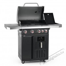 Landmann Fryton 4.1 g&aacute;zgrill be&eacute;p&iacute;tett l&eacute;gs&uuml;tővel, digit&aacute;lis kijelzővel, &ouml;nt&ouml;ttvas főzőfel&uuml;lettel 65x40 cm, 135x53 cm, magass&aacute;g 120 cm H&aacute;ztart&aacute;s / Otthon / K&uuml;lt&eacute;r - K&uuml;lt&eacute;r / kerti term&eacute;k / grill - Kerti grill - 535395