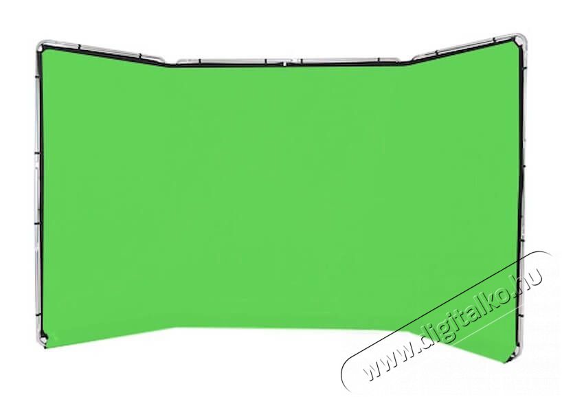Lastolite LL LB7622 Panoráma háttér 4 m chromakey zöld Fotó-Videó kiegészítők - Háttér - Vászon háttér - 346385