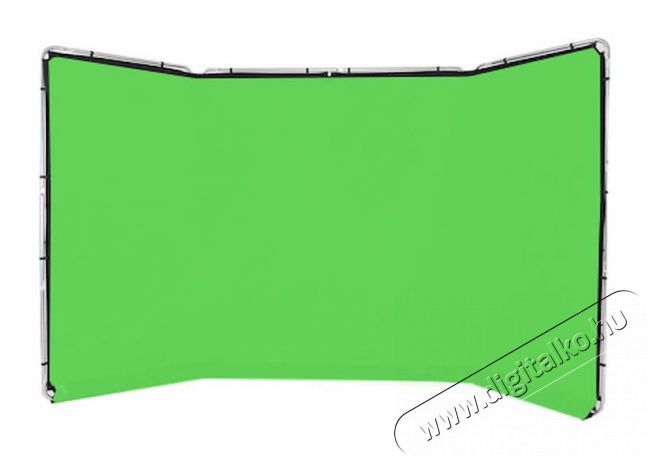 Lastolite LL LB7622 Panoráma háttér 4 m chromakey zöld Fotó-Videó kiegészítők - Háttér - Vászon háttér - 346385