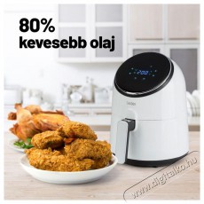 Lauben Hot Air Fryer 2500WT Forrólevegő sütő, 2.5L, 1300W, 8 program, Digitális érintőképernyő, Fehér Konyhai termékek - Konyhai kisgép (sütés / főzés / hűtés / ételkészítés) - Légkeveréses főzőgép / elektromos kukta / multifunkciós sütő - 495800