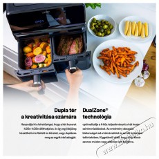 Lauben DualZone Air Fryer 8000BC Konyhai termékek - Konyhai kisgép (sütés / főzés / hűtés / ételkészítés) - Légkeveréses főzőgép / elektromos kukta / multifunkciós sütő - 500678