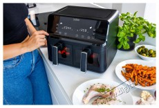 Lauben DualZone Air Fryer 8000BC Konyhai termékek - Konyhai kisgép (sütés / főzés / hűtés / ételkészítés) - Légkeveréses főzőgép / elektromos kukta / multifunkciós sütő - 500678