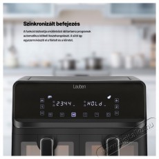 Lauben DualZone Air Fryer 8000BC Konyhai termékek - Konyhai kisgép (sütés / főzés / hűtés / ételkészítés) - Légkeveréses főzőgép / elektromos kukta / multifunkciós sütő - 500678