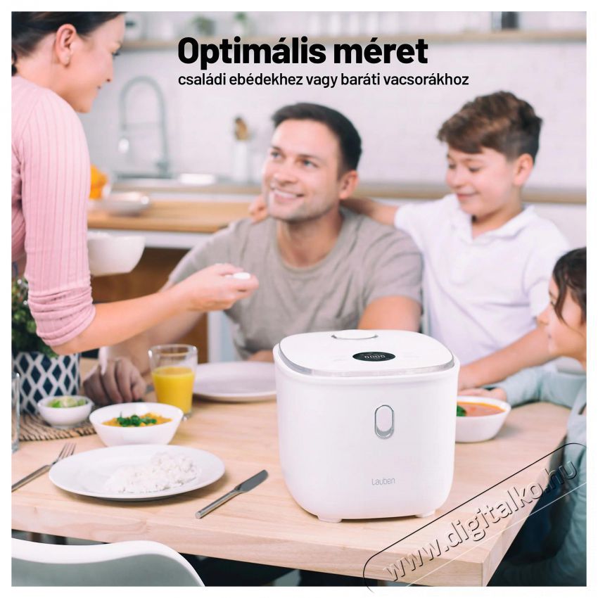 Lauben Low Sugar Rice Cooker 3000WT Konyhai term&eacute;kek - Konyhai kisg&eacute;p (s&uuml;t&eacute;s / főz&eacute;s / hűt&eacute;s / &eacute;telk&eacute;sz&iacute;t&eacute;s) - Rizsfőző - 504774