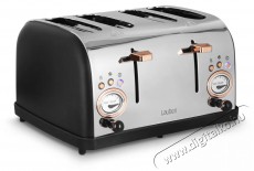 Lauben 4 Slice Toaster 1500BC Konyhai termékek - Konyhai kisgép (sütés / főzés / hűtés / ételkészítés) - Kenyérpirító - 504777